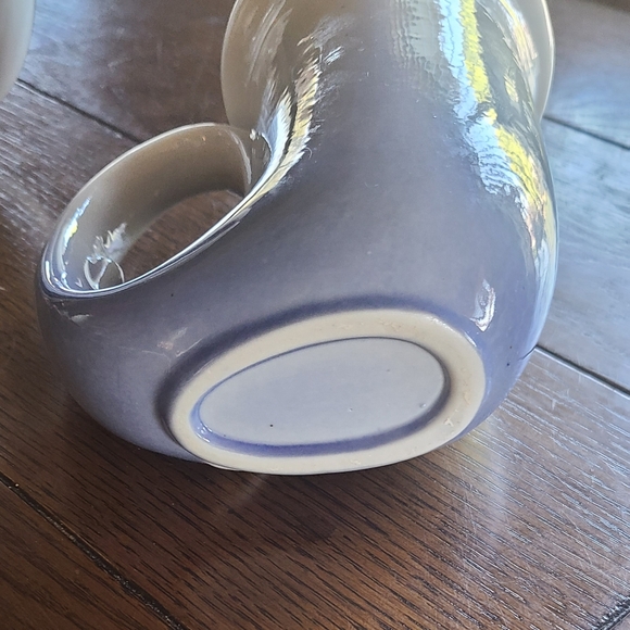 Set of horn shaped mugs Ocra whale and Beluga whale with seagulls Alaska - Picture 13 of 13